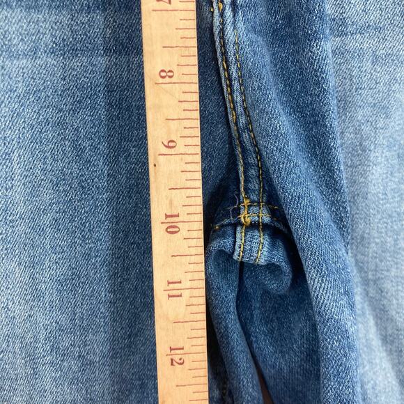 Flying Monkey High Rise Ankle Raw Hem Jeans Size 25 - Picture 10 of 15